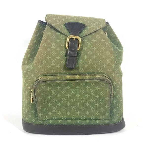 LOUIS VUITTON Monogram mini Montsouris GM backpack bag